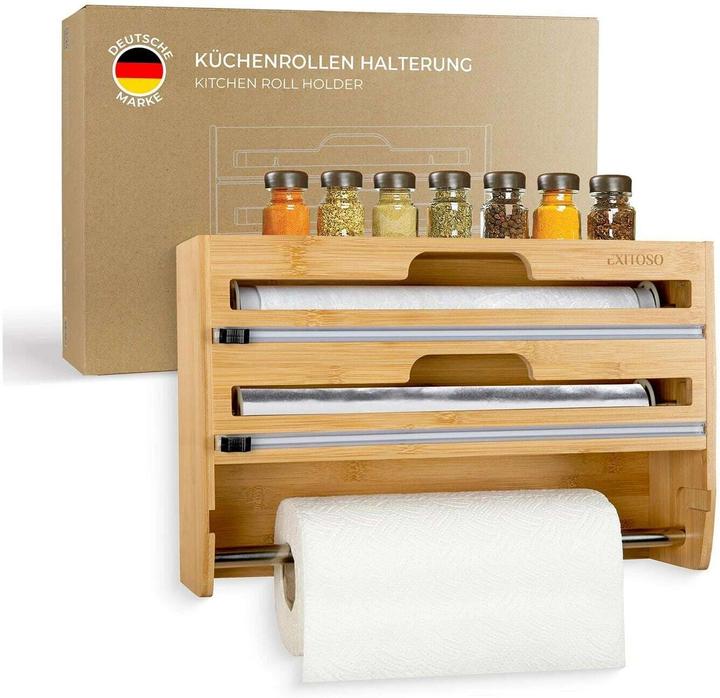 Exitoso 3 in 1 Küchenrollenhalter