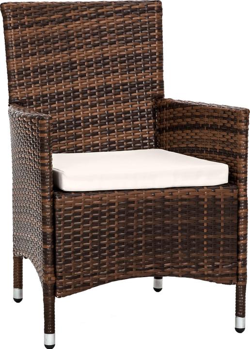 Produktbild tectake Rattan Sitzgruppe Monaco mit Schutzhülle