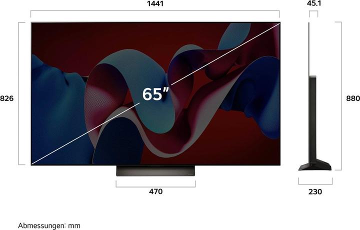 Produktbild LG OLED65C41LA (65", C4, OLED, 4K, 2024)