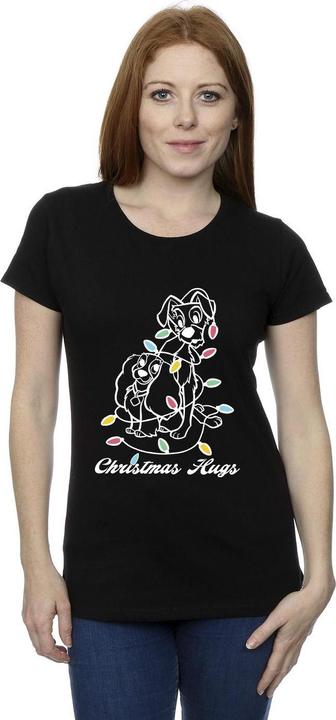 Image du produit Disney - T-shirt LADY AND THE TRUMP CHRISTMAS HUGS - Femme (XXL)