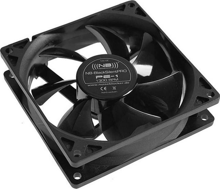 Produktbild Noiseblocker NB-BlackSilentPRO PE-1 (92 mm, 1x)