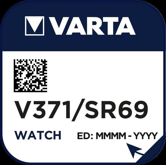 Produktbild Varta V371 (1 Stk., SR69, 44 mAh)