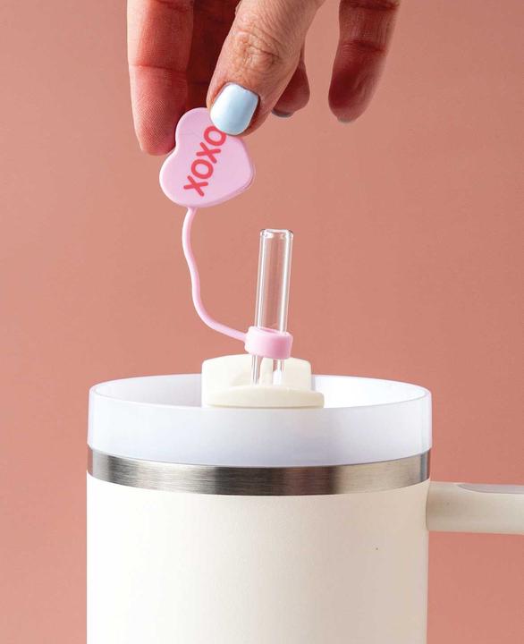 Image du produit I Am Creative Silikon Trinkhalm-Abdeckung passend für Trinkflaschen, Stanley