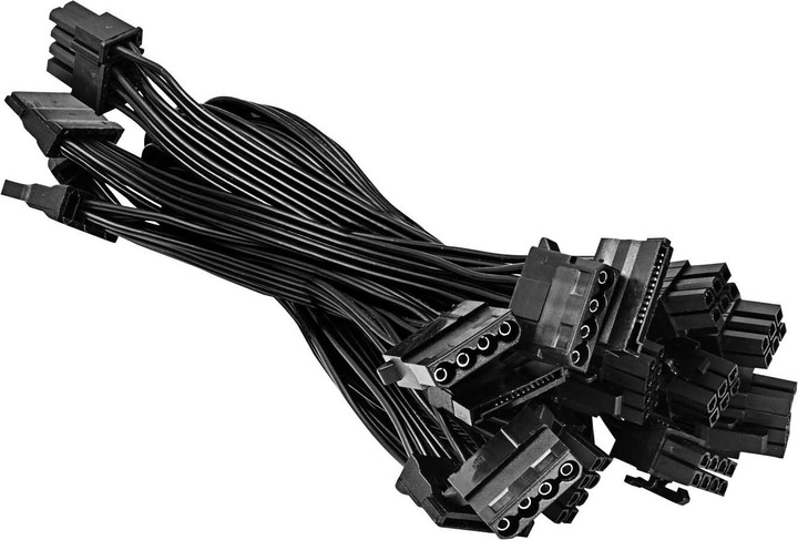 Immagine prodotto Akyga Alimentatore ATX 500W AK-C2-500 Semi-Modulare P4+4 2x PCI-E 6+2 pin 4x SATA 2x Molex FAN 12cm (468 W)