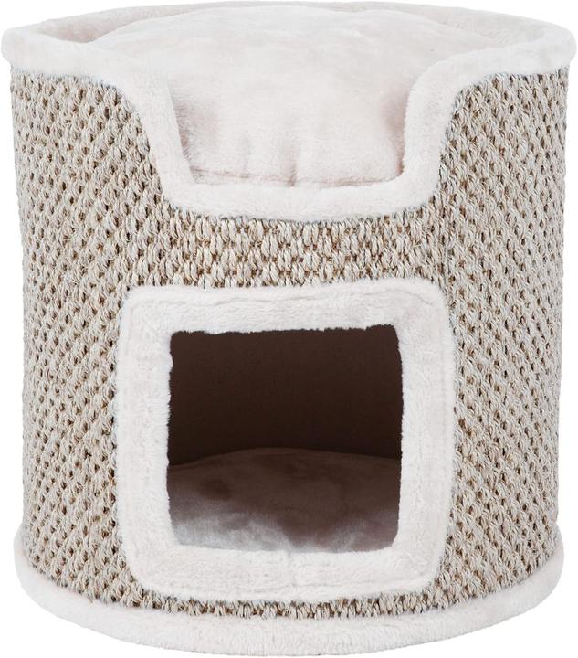 Actual product image Trixie Scratch barrel Ria (39 cm, Light grey, Nature)