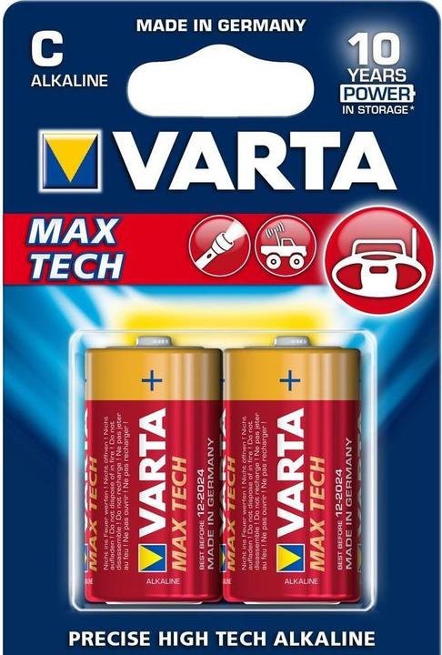 Productafbeelding Varta Levensduur Max. vermogen C (2 Pcs., C, 7800 mAh)
