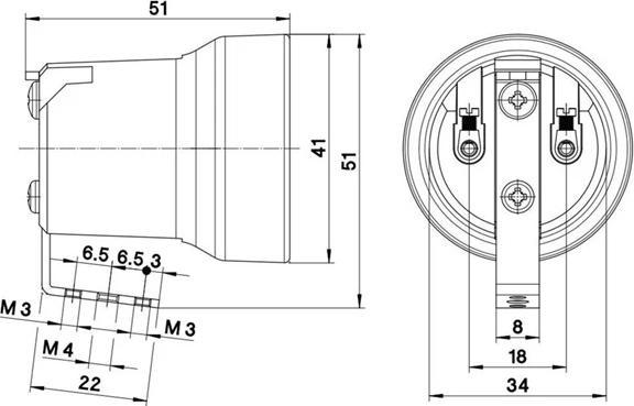 Produktbild Bailey 144127 Lampholder E27 4A 500V Angle brac E27 Lampholder