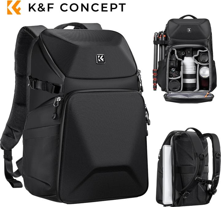 Image du produit K&F Concept K&F Conecpt Sac à dos 20L noir KF13.144 (Nouveauté) (Sac à dos photo, 20 l)