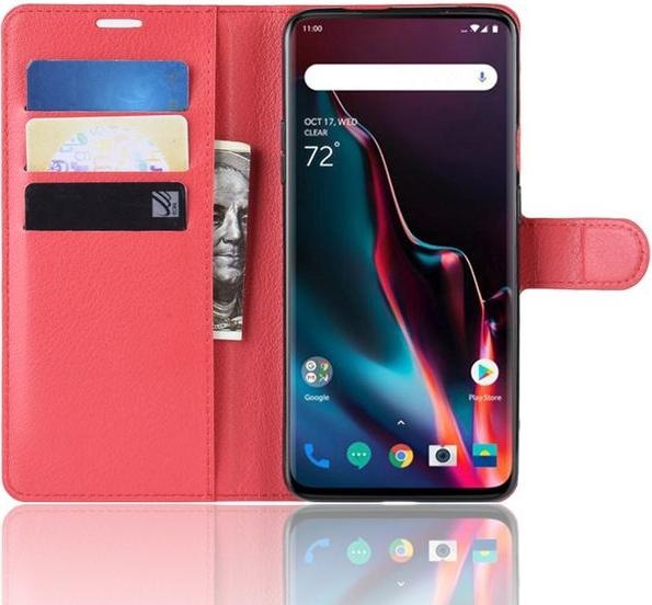 Produktbild MU Classic Litchi Leder Bookcover Series (OnePlus 7 Pro)