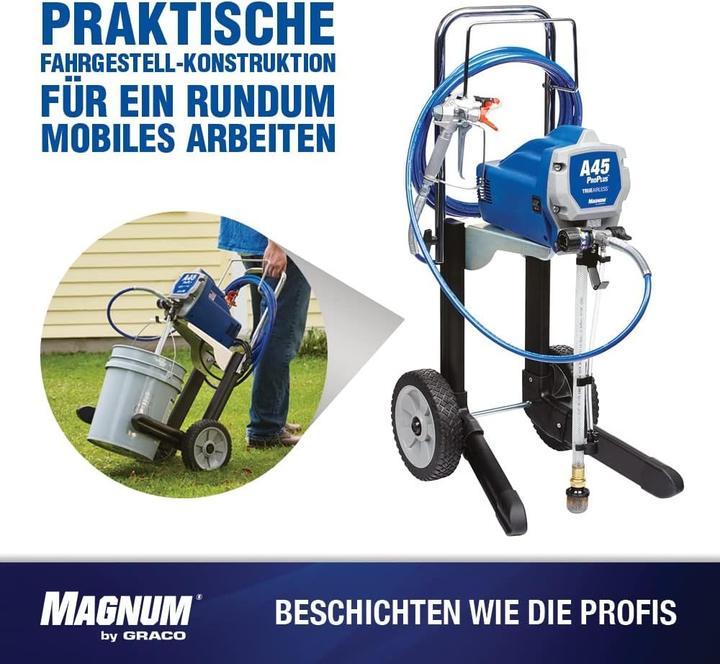 Actual product image Graco Airless paint sprayer Magnum by A45 ProPlus