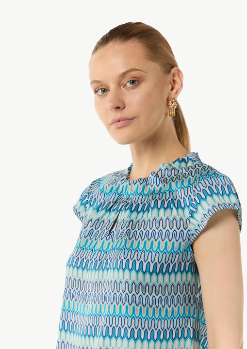 Immagine prodotto Comma Bluse Bedruckte Satinbluse mit Faltendetail (38)