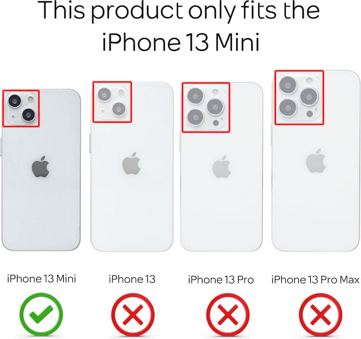 Immagine prodotto Nalia Copertura antiurto dell'anello in stile militare (Apple iPhone 13 mini)