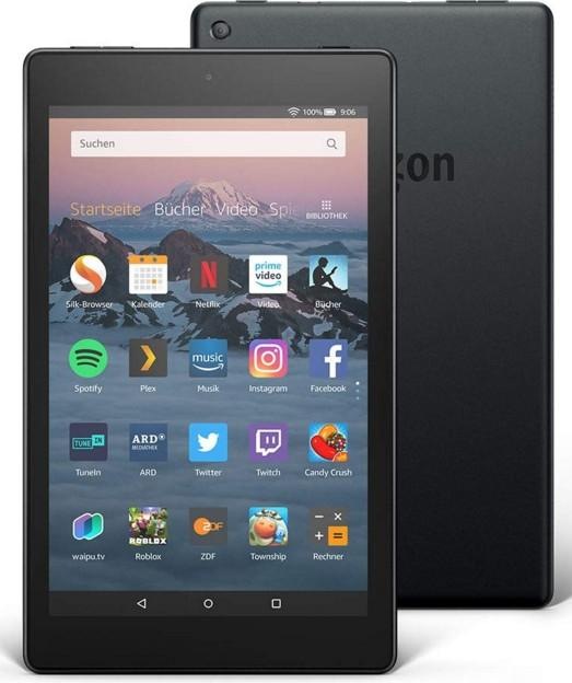 Amazon Tablette Fire HD 8 avec Alexa, écran HD de 20,32cm (8 pouces), 16 Go, noir... (8", 16 Go, Noir)