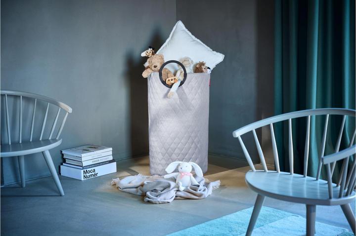 Produktbild reisenthel Wäschekorb Frame Rhombus 65 l, Hellgrau (65 l)