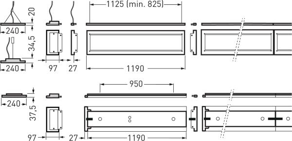 Image du produit Trilux Luminaire LED à monter/à suspendre LuceoS Act #7018051 (3200 lm)