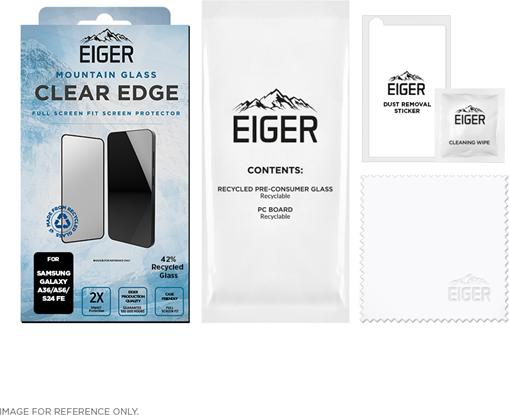 Immagine prodotto Eiger SP Mountain Glass Clear Edge Galaxy A36/A56/S24 FE (1 Pezzo/i, Samsung Galaxy A56)