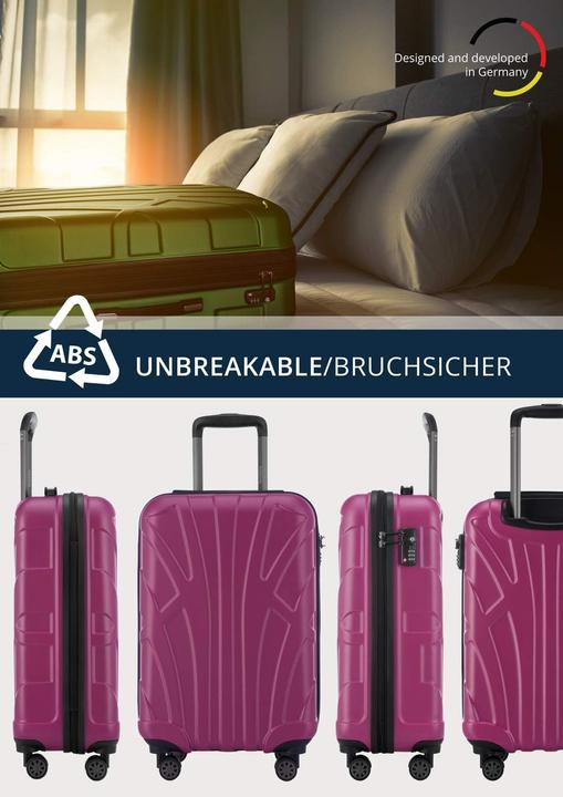 Image du produit Suitline Handgepäck Hartschalen-Koffer (34 l, Bagage à main (jusqu'à 50l))