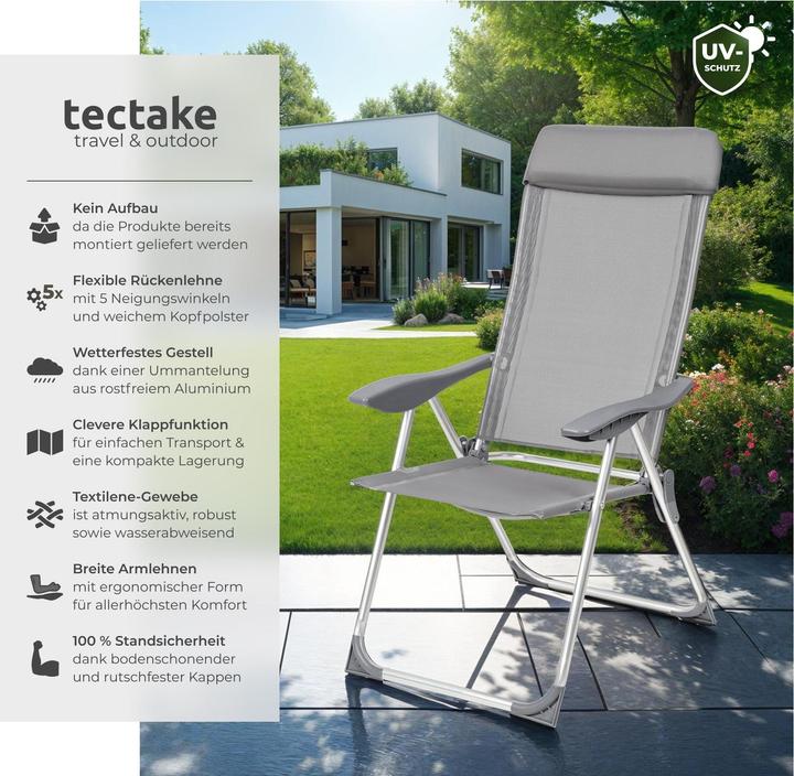 Produktbild tectake Gartenstuhl