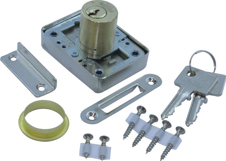 Burg Wächter MZ 23 cilindrisch kastslot slot Z 2, lengte 25 mm, gepolijst messing