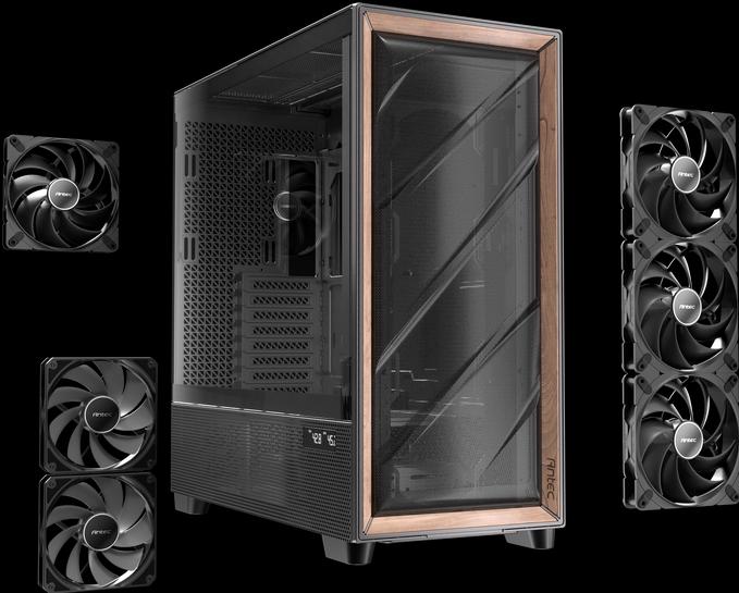 Produktbild Antec Geh FLUX PRO Midi Tower schwarz retail (E-ATX, mATX, ATX, ITX)