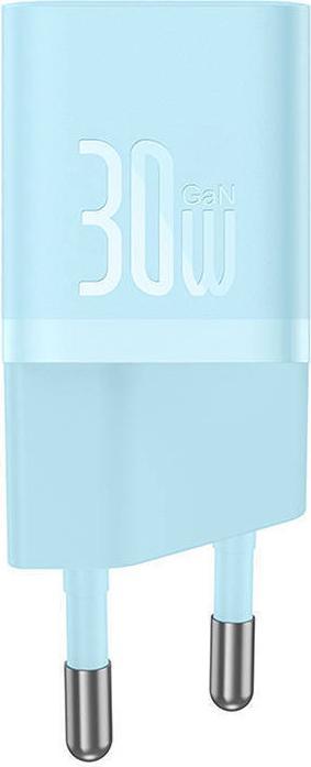 Produktbild Baseus Mini wall charger GaN5 30W (blue) (30 W, 1 Port)