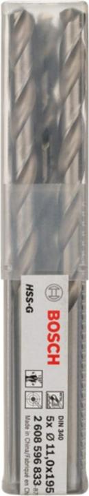 Produktbild Bosch Professional Zubehör PRO Metal HSS-G Spiralbohrer, 11 x 128 x 195 mm (11 mm)