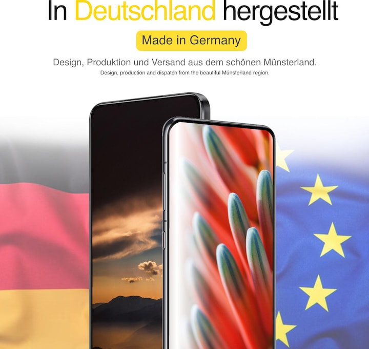 Produktbild Dipos 3D Full Cover Schutzfolie (1 Stück, Emporia Smart 6)