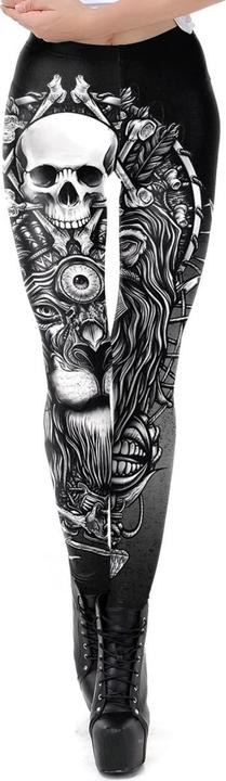 Actual product image Ocultica Leggings in black/white (M)