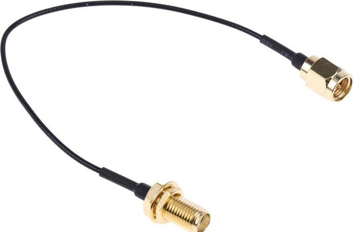 RS PRO Ensemble de câbles à fiche RF SMA-SMA, 150mm (Câble d'antenne)