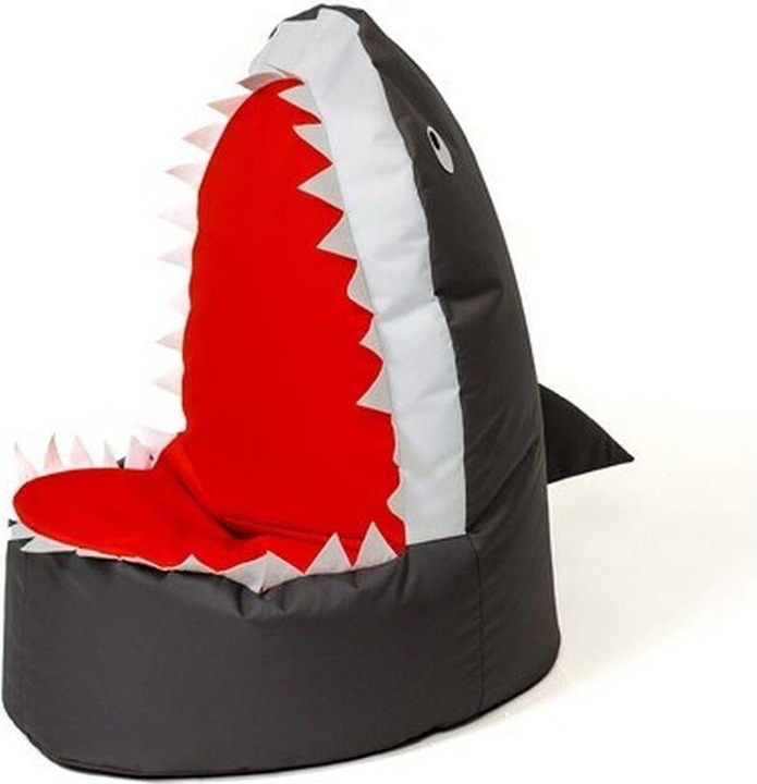 Produktbild Go Gift Sako Tasche pouf Shark schwarz XXL 100 x 60 cm