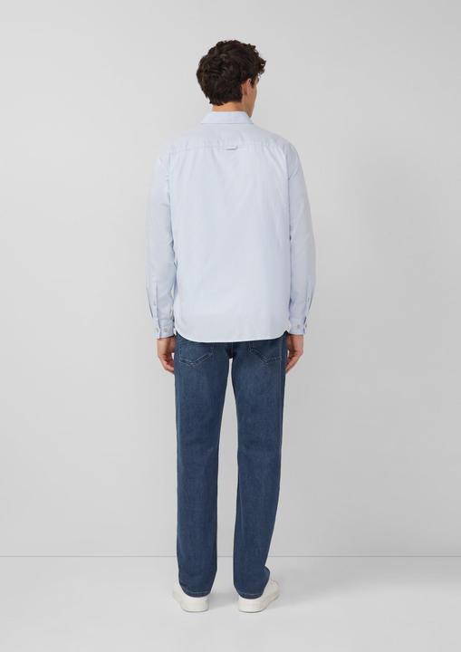 Immagine prodotto s.Oliver Hemd Regular Fit: Gemustertes Langarmhemd mit Kentkragen (L)