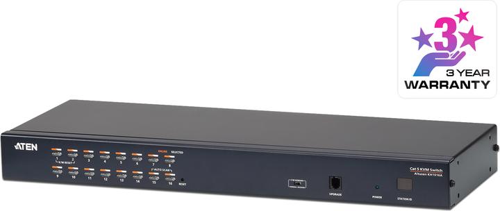 Actual product image Aten KH1516A 16-Port Cat 5e/6 KVM Switch