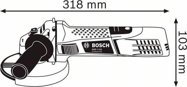 Produktbild Bosch Professional GWS 7-115 (115 mm)