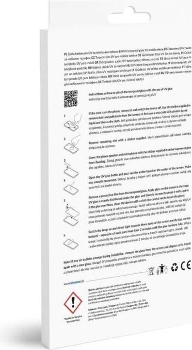 Image du produit Partner Telecom Protective glass Blue Star UV Blue Star Tempered Glass 9H - SAMSUNG Note 10+ (Samsung Galaxy Note 10 Plus)