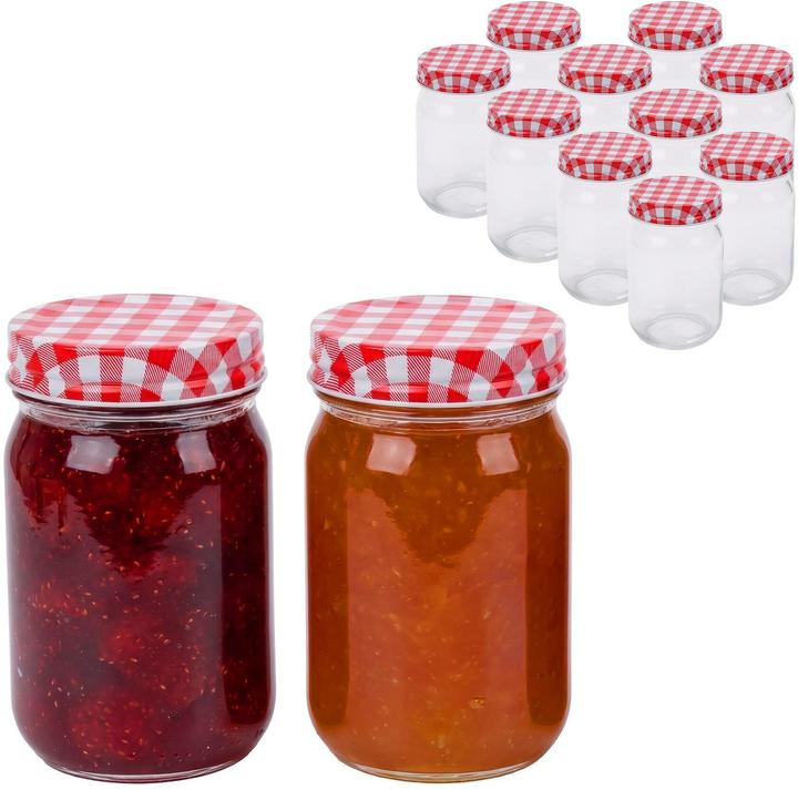 Produktbild Relaxdays Einmachgläser-Set (12 Stk., 0.40 l)