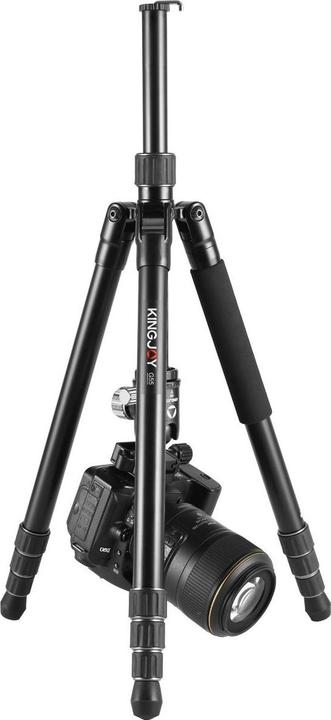 Actual product image Kingjoy G55C+Q20 Carbon Tripod (Plastic)