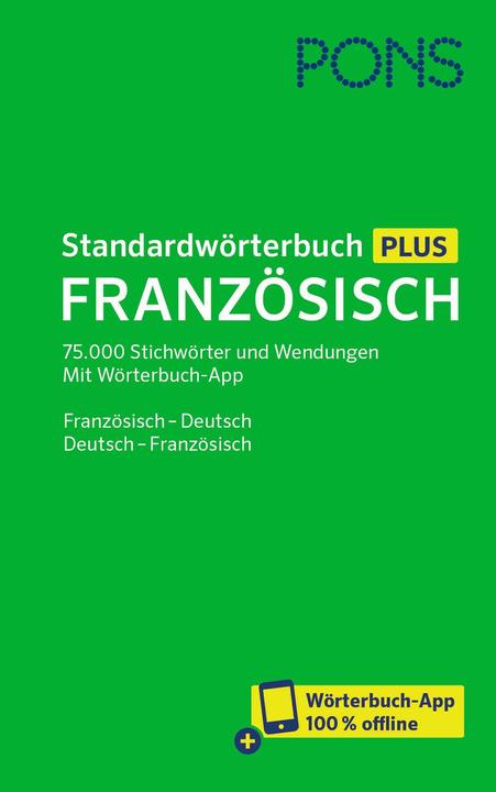 Image du produit Standardwörterbuch Plus Französisch (Allemand, Français, PONS, 2019)