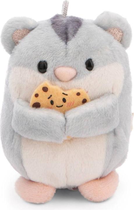 Actual product image NICI Hamster Shai with biscuit (8 cm)