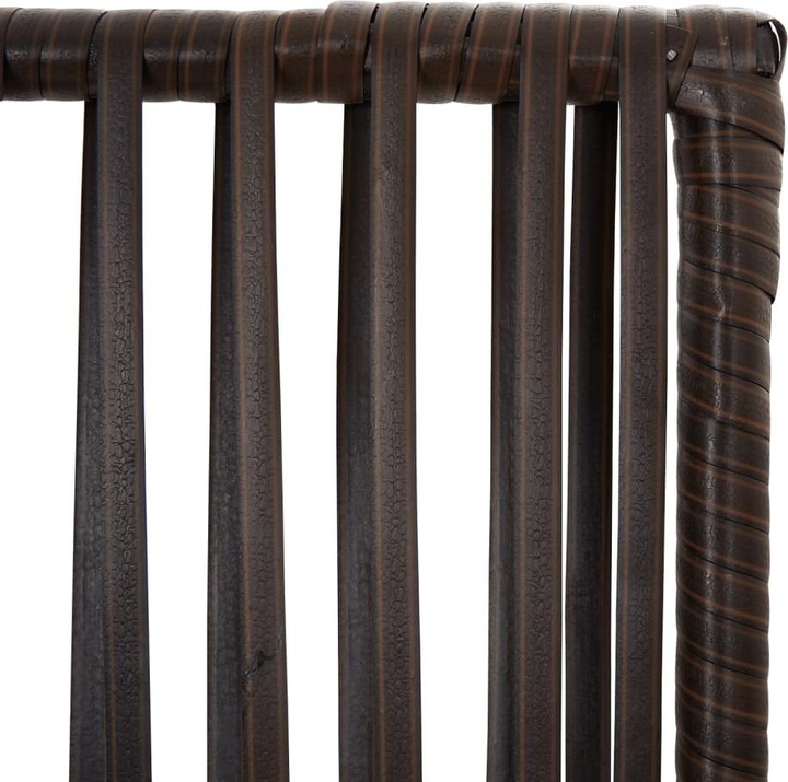 Actual product image VidaXL Screen 4-piece brown poly rattan,Colour: Brown,Material: Poly