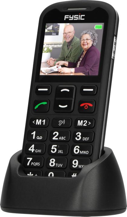 Actual product image Fysic F10 - Eenvoudige Mobiele Telefoon voor Senioren met SOS Paniekknop - Zwart (2.20", 4G)