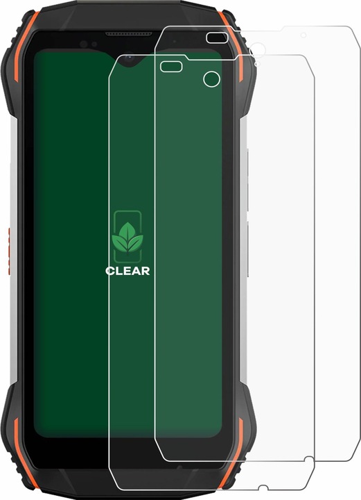 Actual product image ScreenLeaf Protective film sustainable screen protector screen protector film clear transparent (2 Piece, Blackview P6000)