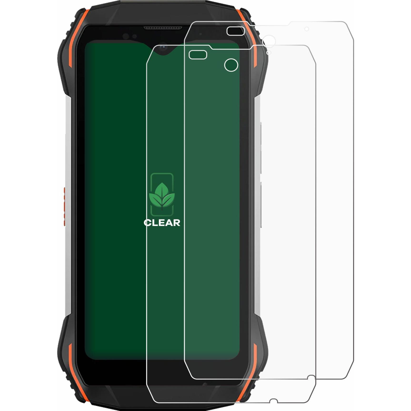 Thumbnail - ScreenLeaf Schutzfolie nachhaltiger Displayschutz Displayschutzfolie Folie Klar Transparent (2 Stück, Blackview P6000), ...