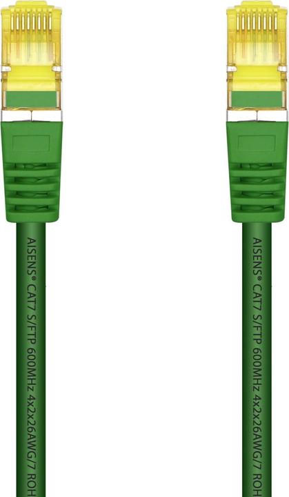 Produktbild Aisens Cable Red Latiguillo Rj45 Lszh Cat.7 Sftp Pimf 1.0m Verde (S/FTP, CAT7, 1 m)
