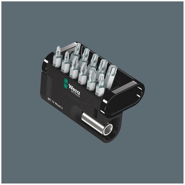 Thumbnail - Wera, Bits, Bit-Check 12 Wood 2 SB (1/4")