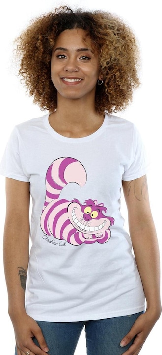 Immagine prodotto Alice In Wonderland Maglietta Aderente Gatto di Cheshire Donna (L)