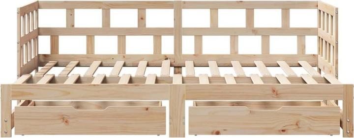 Actual product image vidaXL ausziehbares Tagesbett