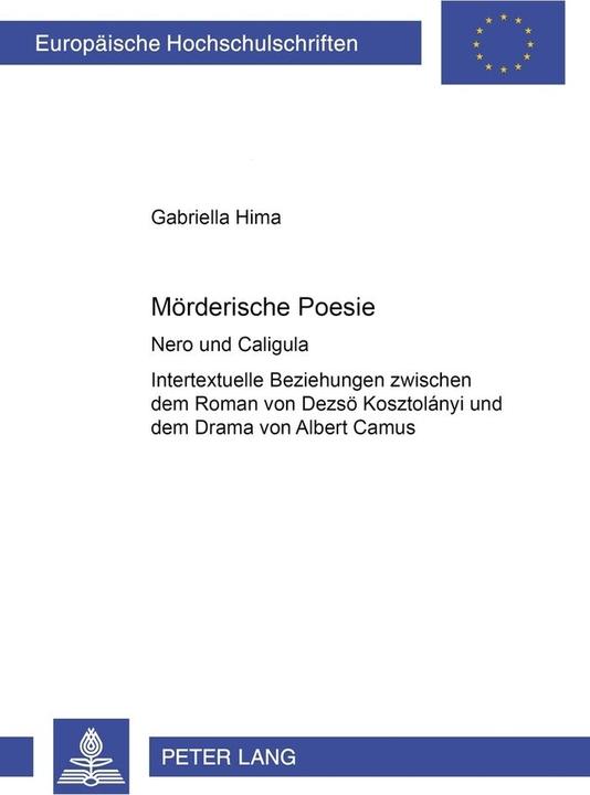 Produktbild Mörderische Poesie (Deutsch, Gabriella Hima, 2000)