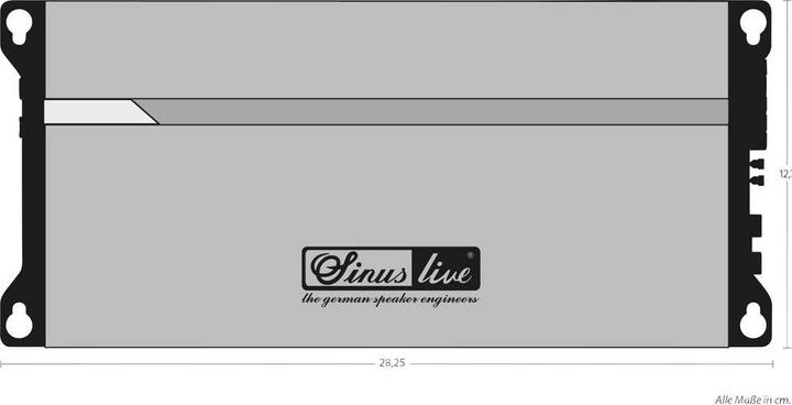 Actual product image Sinuslive 5channel power amplifier (5-channel amplifier)