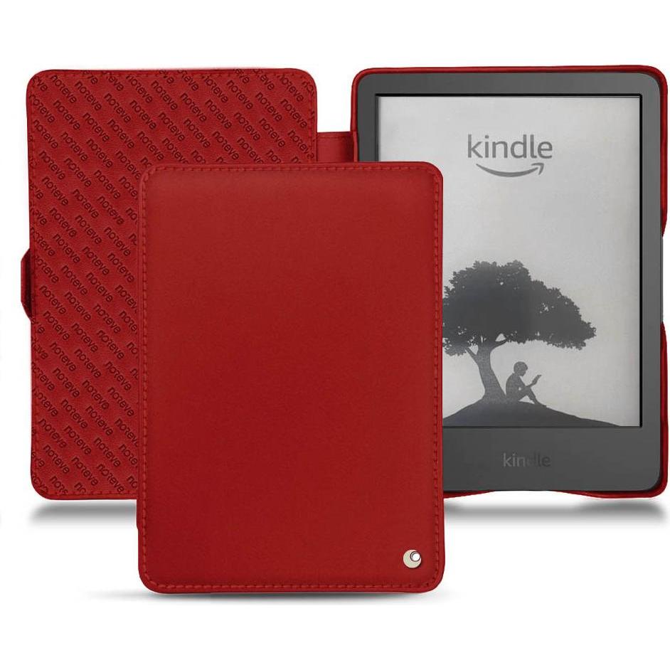 Noreve Lederschutzhülle horizontal (Kindle), Tablet Hülle, Rot