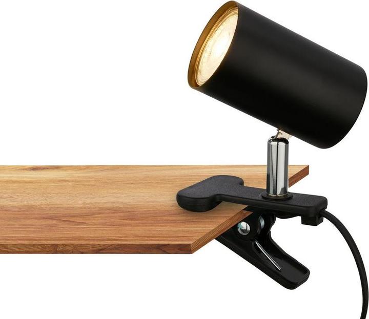 Image du produit Briloner Lampe à pince, 1xGU10/max.9W excl., noir (GU10)